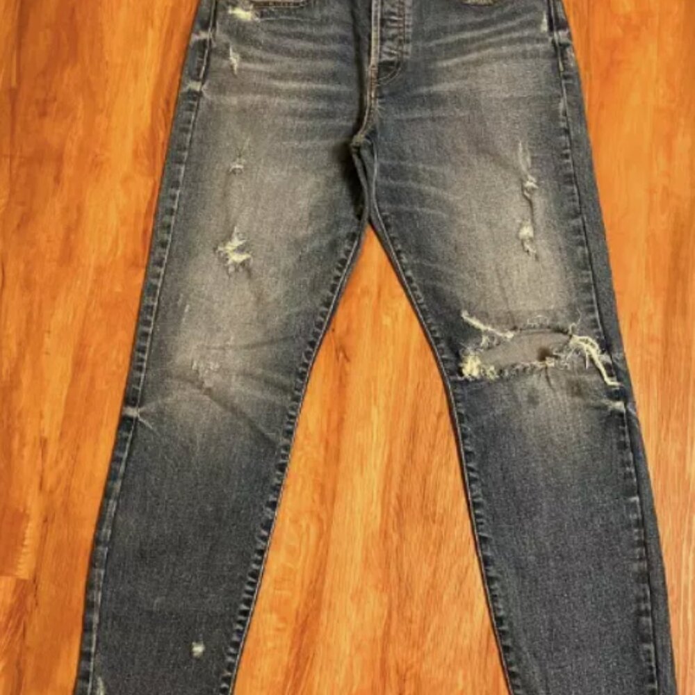 Pistola High Rise Distressed Crop 27